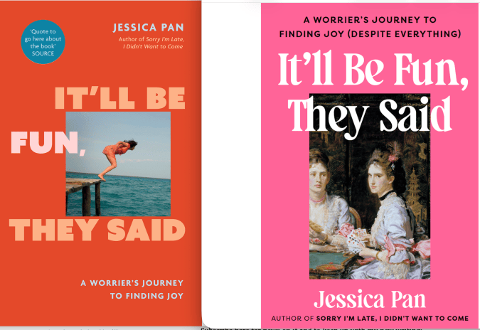 UK cover on the left, USA cover on the right